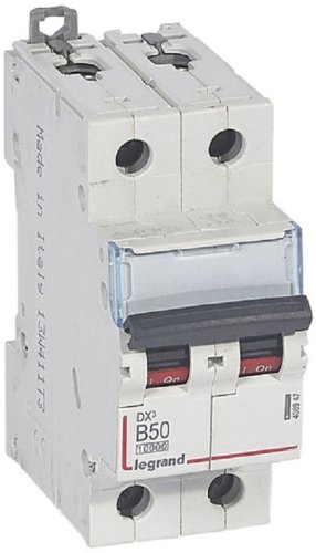 Выключатель автоматический Legrand DX3-E 10000 2п 50А B 16кА фото Выключатель автоматический Legrand DX3-E 10000 2п 50А B 16кА картинка
